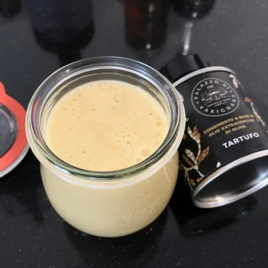 Huisgemaakte truffelmayonaise