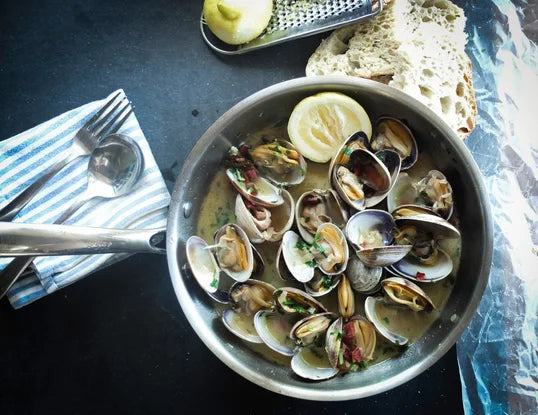Vongole saute uit Le Marche